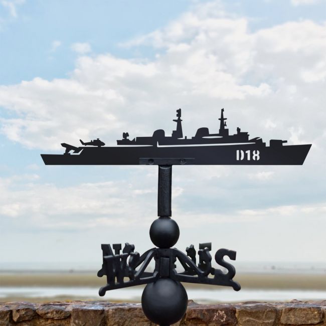 HMS Antrim D18 Weathervane In Situ HMS Antrim D18 Weathervane In Situ