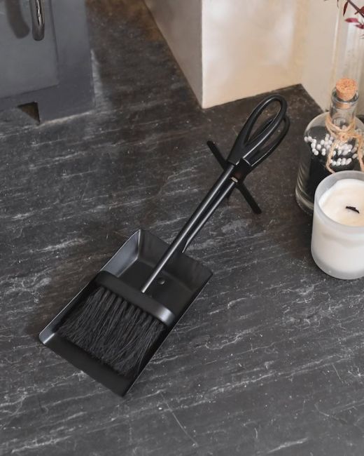 "Holme" Fireside Brush and Shovel Set "Holme" Fireside Brush and Shovel Set