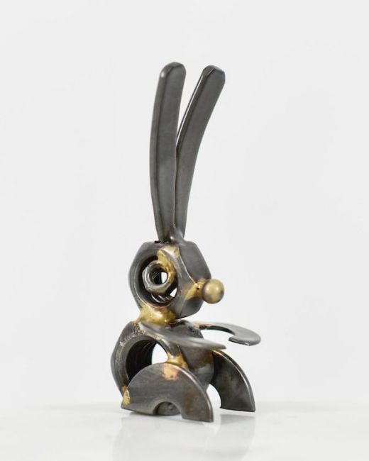 "Hopper" Recycled Metal Sculpture