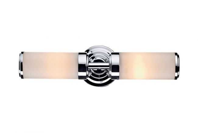 Horizontal Polished Chrome Dual Light Horizontal Polished Chrome Dual Light