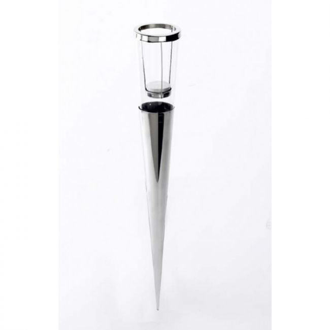 Clear Glass Memorial Candle Torch