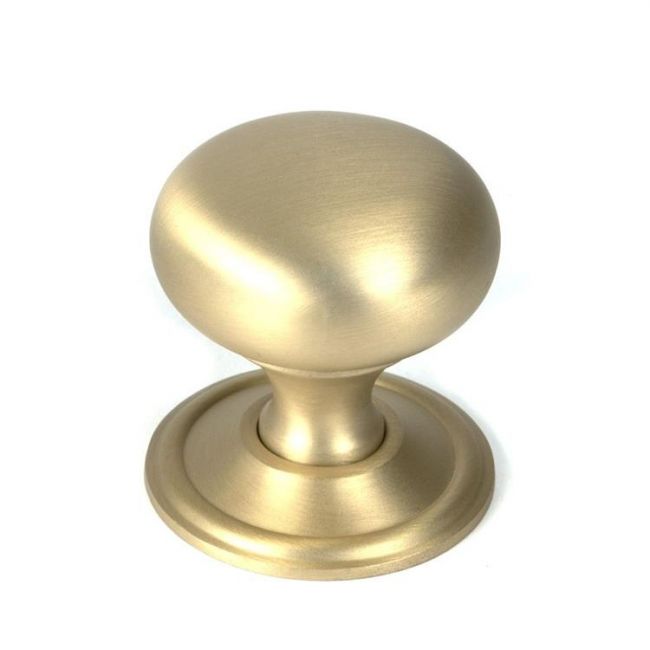 Diamond Bathroom Thumb Lock in a Beeswax Finish