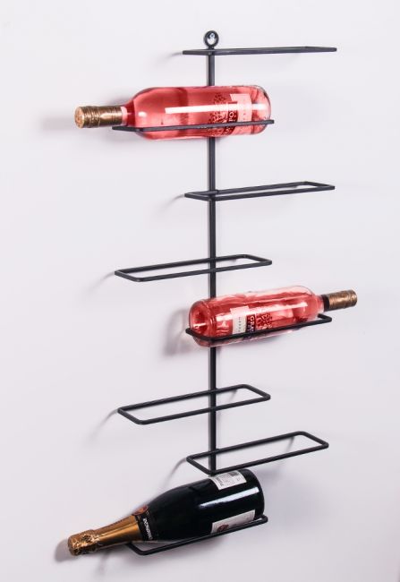 "Beneventio" Wrought Iron Wine & Bottle Rack "Beneventio" Wrought Iron Wine & Bottle Rack