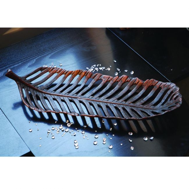 Banana Leaf Bowl Created From Iron Banana Leaf Bowl Created From Iron