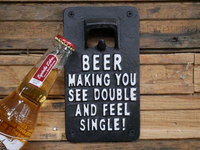 Funny Wall Mounted Iron Bottle Opener