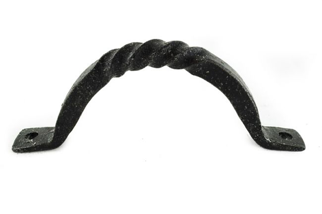 iron door pull twist black iron door pull twist black