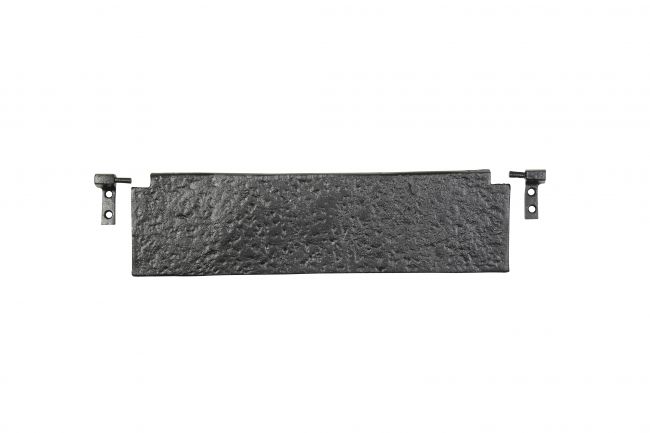 Large Traditional Black Iron Simplistic Internal Door Letter Flap Large Traditional Black Iron Simplistic Internal Door Letter Flap