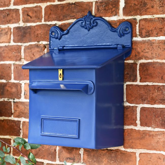 "Bubblegum Blue" Goldhay Secure Post and Parcel Box "Bubblegum Blue" Goldhay Secure Post and Parcel Box