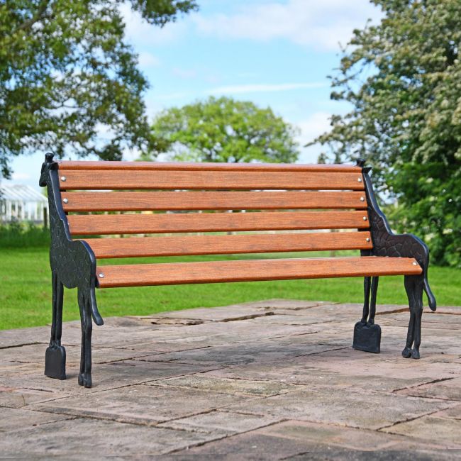 Vintage Look "Gambhira" Giraffe Garden Bench Vintage Look "Gambhira" Giraffe Garden Bench