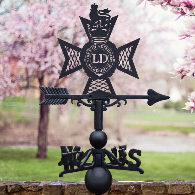 Light Dragoons Regiment Emblem Weathervane Light Dragoons Regiment Emblem Weathervane