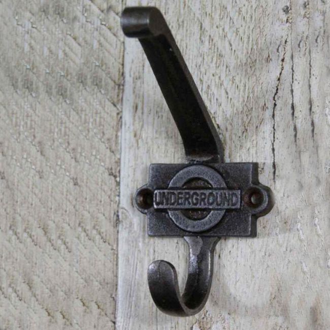 "London Underground" Iron Coat Hook "London Underground" Iron Coat Hook