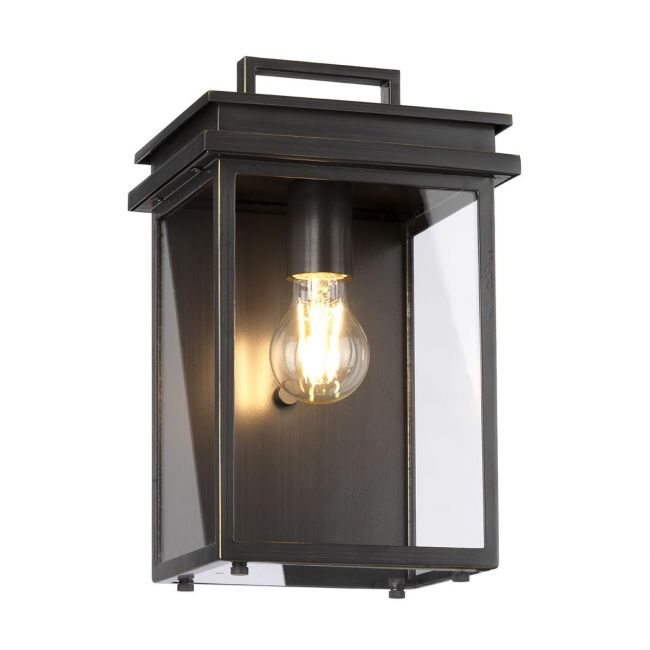 "Mabel" Flush Wall Light in an Antique Bronze Finish "Mabel" Flush Wall Light in an Antique Bronze Finish