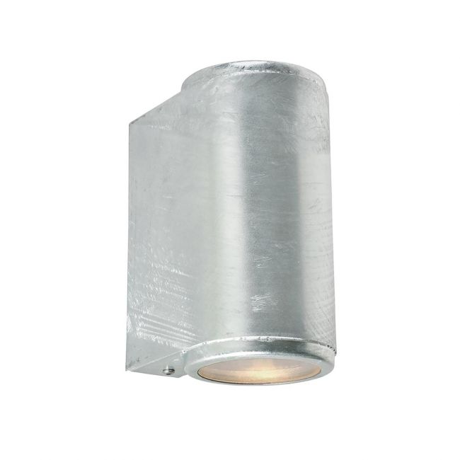 Modern Galvanised Steel "Moose" Up/Down Wall Light