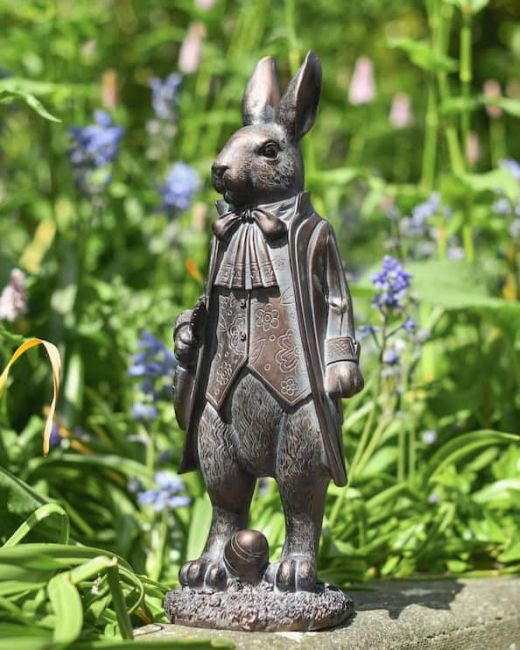 Old-World Mr Rabbit Garden Statue