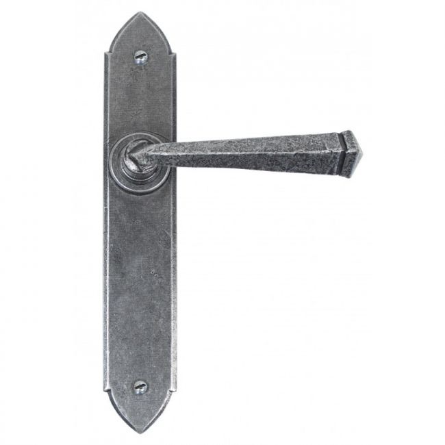 Antique Pewter Gothic Latch Lever set Antique Pewter Gothic Latch Lever set