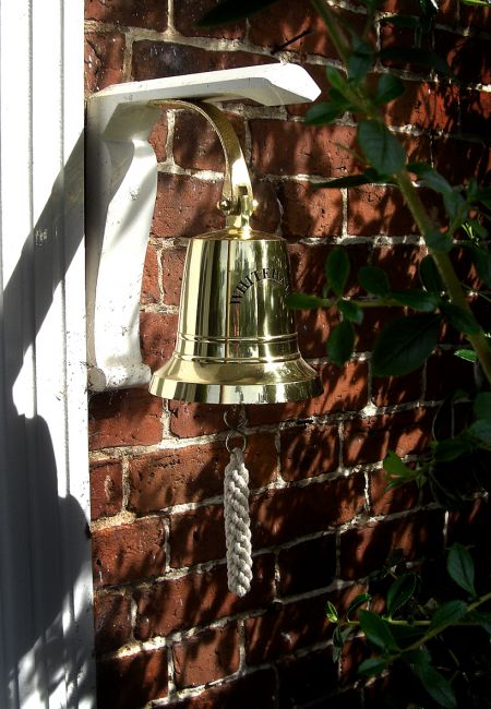 4" Brass Bell with Rope Lanyard