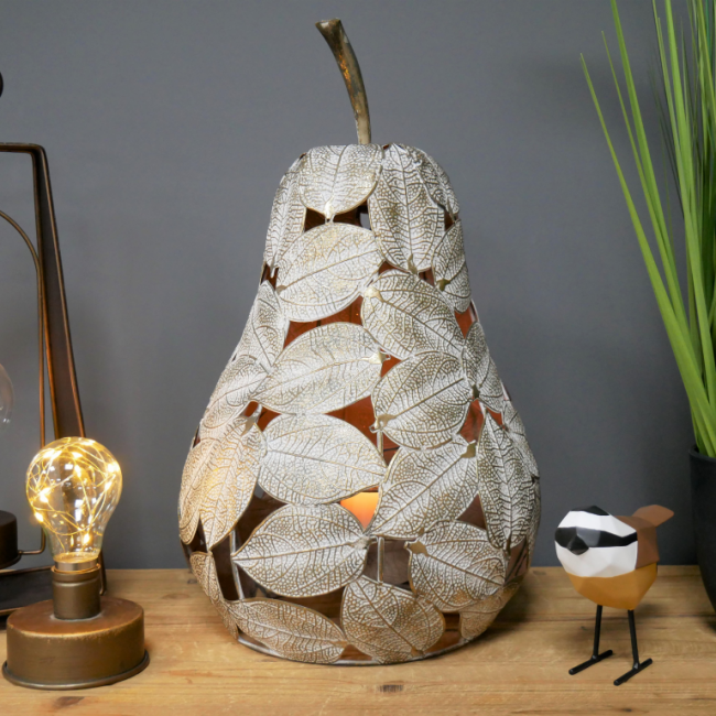Pear Candle Holder in Situ in the Home Pear Candle Holder in Situ in the Home