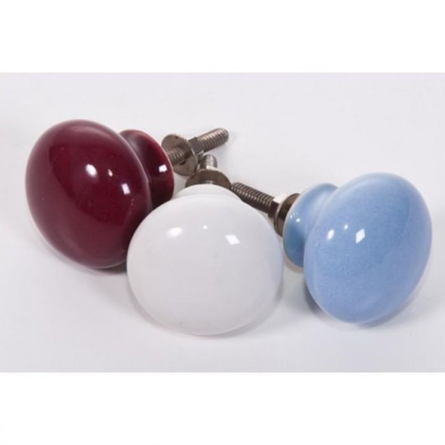Ceramic Cabinet Knobs in a Variety of Colours Ceramic Cabinet Knobs in a Variety of Colours