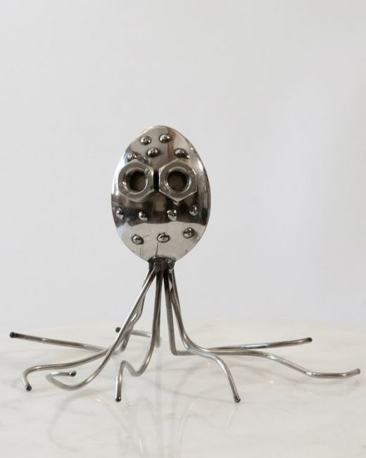 Pip the Recycled Metal Octopus Sculpture Pip the Recycled Metal Octopus Sculpture