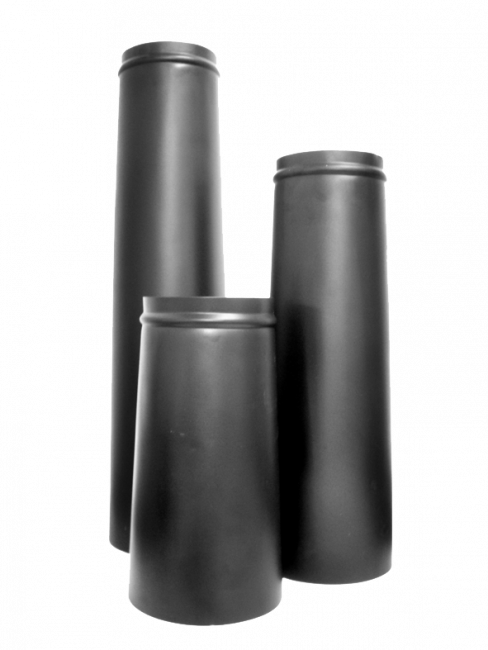 Plain Black Steel Chimneys