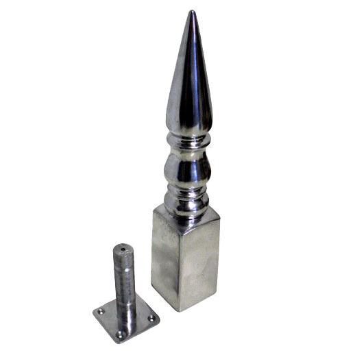 Concealed Fix Conservatory Finial Created from Polished Aluminium