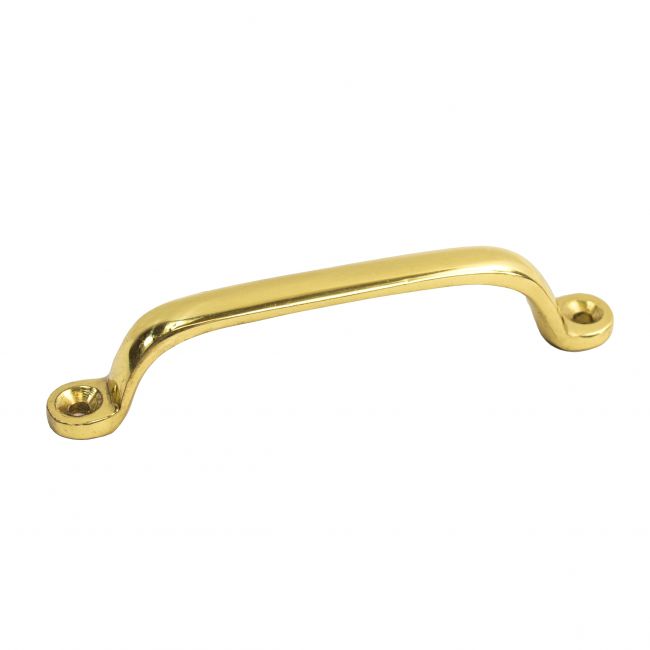 Small Polished Brass Door Pull Handle