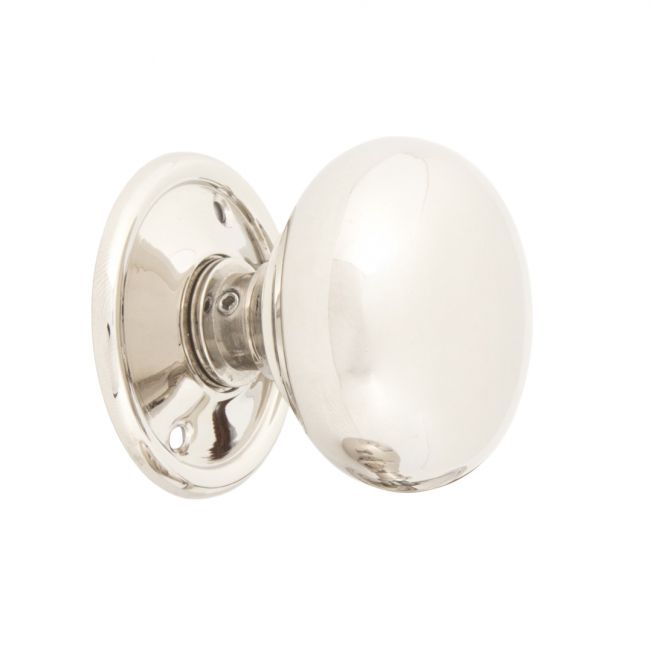 Polished Nickel Mushroom Door Knob Polished Nickel Mushroom Door Knob