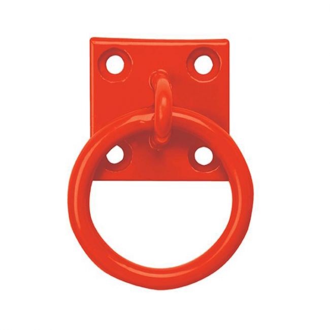 Red Wall Mounted Ring For Chain Red Wall Mounted Ring For Chain