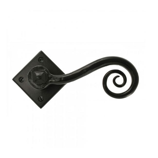"Rhesus" Monkey tail on Diamond Rose finished In Black "Rhesus" Monkey tail on Diamond Rose finished In Black