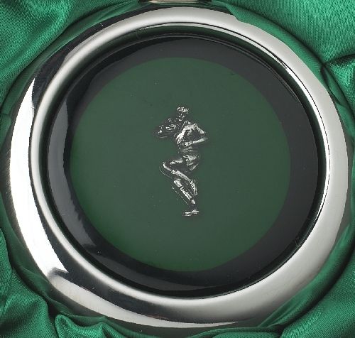 Close-up of the Rugby Player on the Whiskey Flask Close-up of the Rugby Player on the Whiskey Flask
