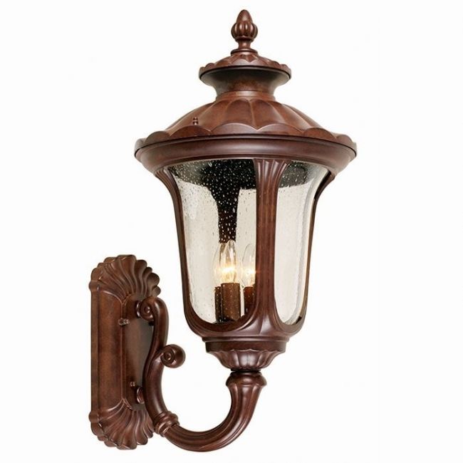 Rustic Brown Period Scrolled Wall Lantern Rustic Brown Period Scrolled Wall Lantern