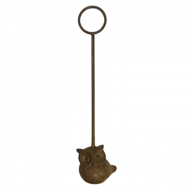 Cast Iron Owl Door Stop in a Rustic Finish Cast Iron Owl Door Stop in a Rustic Finish