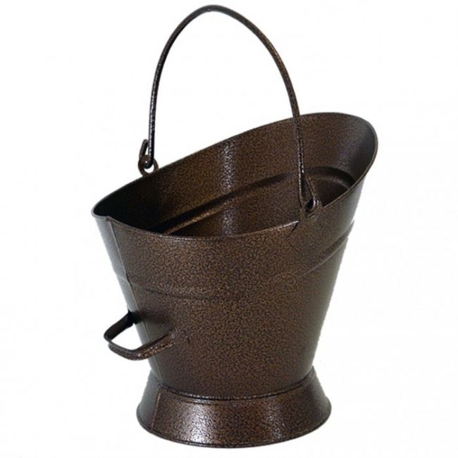 Low Scoop Antique Bronze Coal Bucket with Handle Low Scoop Antique Bronze Coal Bucket with Handle