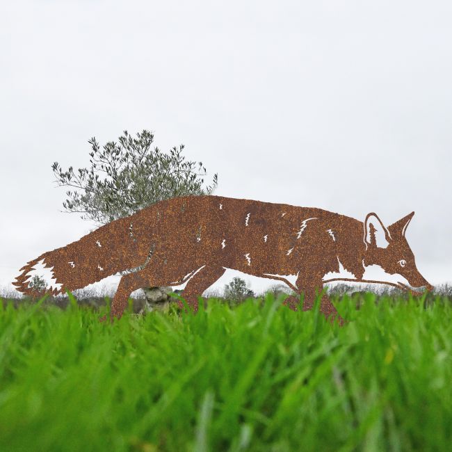 Rustic Fox Iron Silhouette Rustic Fox Iron Silhouette