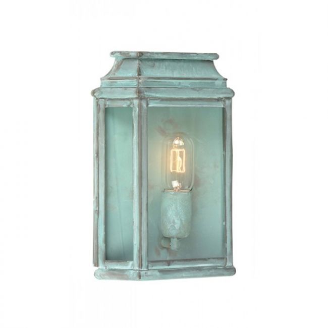 Traditional Porch Lantern Finished in Verdigris