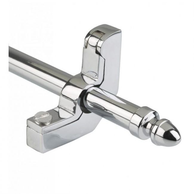 Stair Rods with Acorn Finials in Bright Chrome Stair Rods with Acorn Finials in Bright Chrome