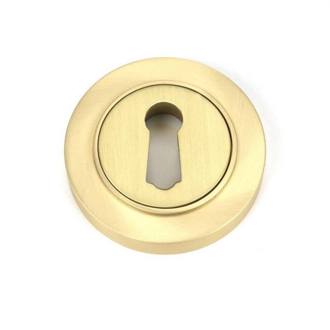 Diamond Bathroom Thumb Lock in a Beeswax Finish Diamond Bathroom Thumb Lock in a Beeswax Finish
