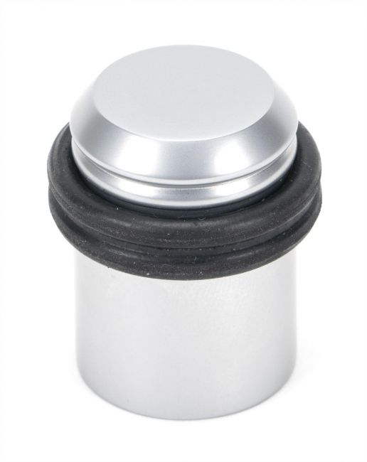 Satin Chrome Floor-Mounted Door Stop Satin Chrome Floor-Mounted Door Stop
