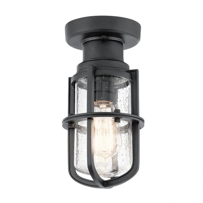 Seeded Nautical Porch or Pedestal Light in a Black Finish Seeded Nautical Porch or Pedestal Light in a Black Finish