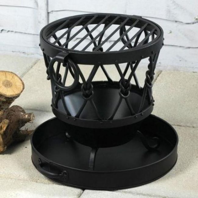 Sherwood Compact Brazier in Situ Sherwood Compact Brazier in Situ