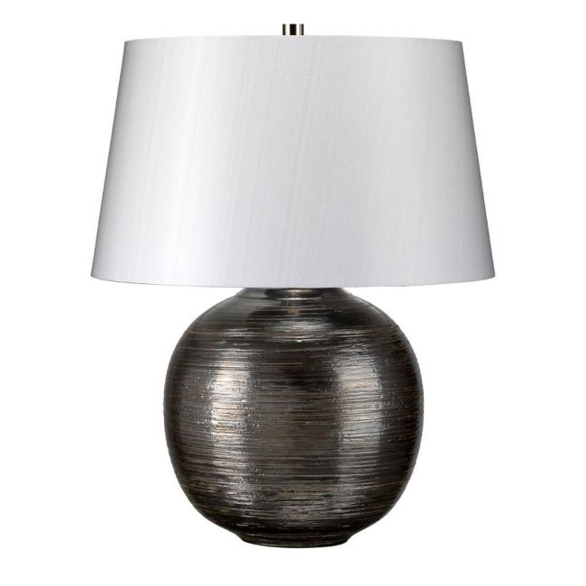Silver Table Lamp Switched Off Silver Table Lamp Switched Off