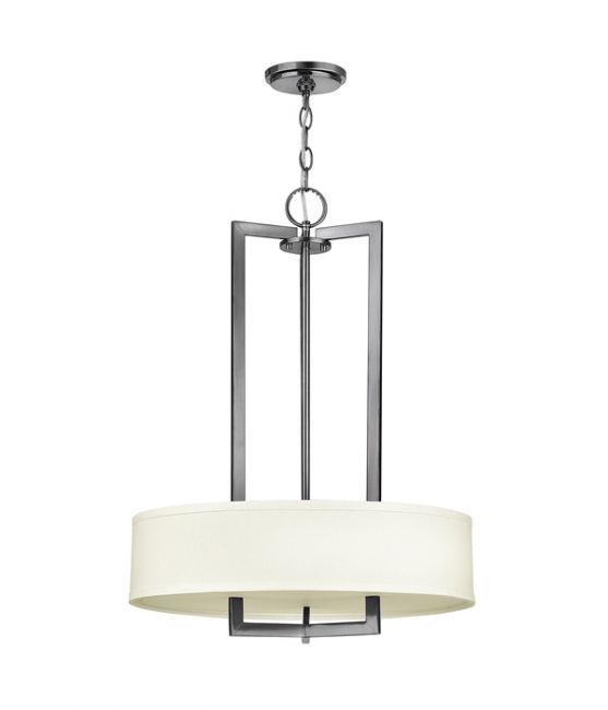 "Marshall Place" Simplistic Contemporary Three Light Ceiling Light With Cream Shade "Marshall Place" Simplistic Contemporary Three Light Ceiling Light With Cream Shade