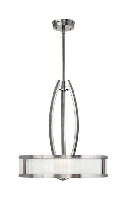 "Mardenwick Park" Simplistic Design Nickel Hanging Light "Mardenwick Park" Simplistic Design Nickel Hanging Light