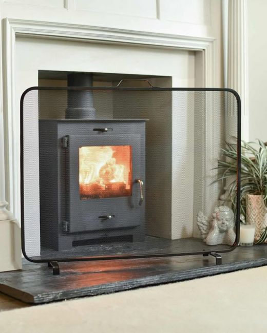 Simplistic Square Fire Guard in Situ