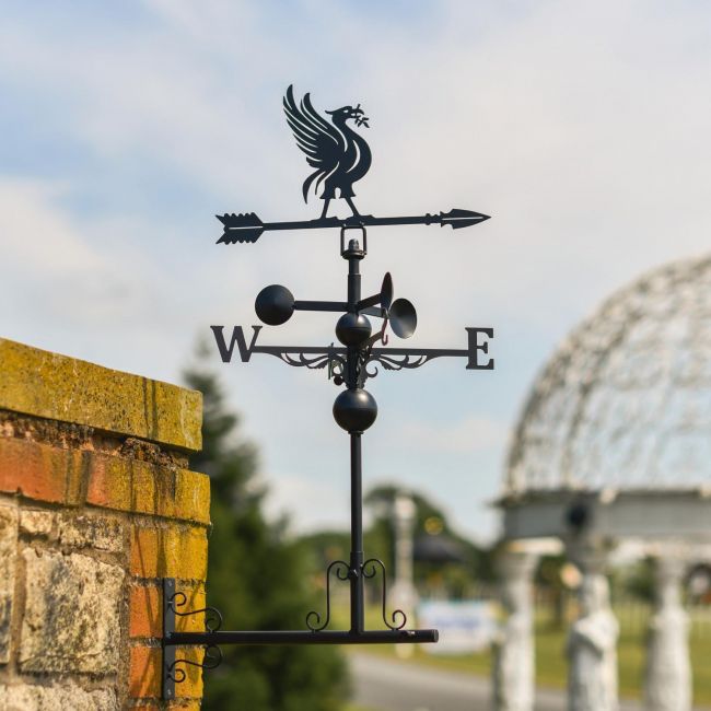 Slim Steel Farmyard Rooster Weathervane Slim Steel Farmyard Rooster Weathervane
