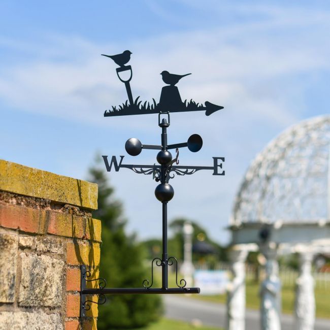 Slim Steel Farmyard Rooster Weathervane Slim Steel Farmyard Rooster Weathervane