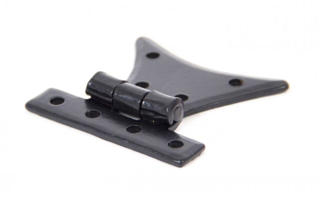 Small Black Half Butterfly Hinge Pair Small Black Half Butterfly Hinge Pair