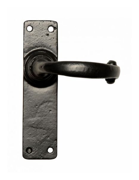 "Helmsdrock Foundry" Simple Black Cast Iron Door Handles "Helmsdrock Foundry" Simple Black Cast Iron Door Handles