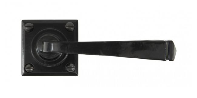 "Airedale" Sprung Black Iron Door Handle Set "Airedale" Sprung Black Iron Door Handle Set