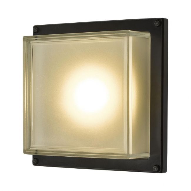 Square Flat Wall Light in Use Square Flat Wall Light in Use